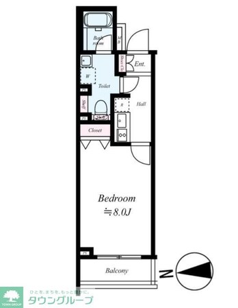 ブライズ亀戸DUEの物件間取画像